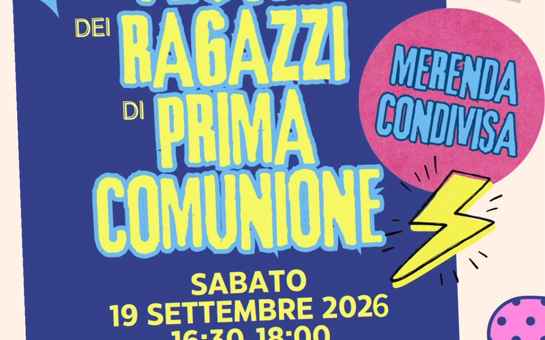 Festa dei ragazzi di Prima Comunione
