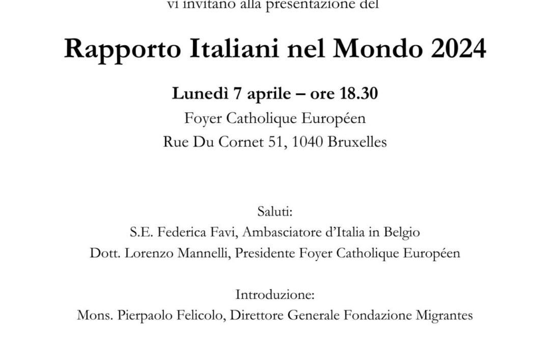 Rapporto Italiani nel Mondo 2024