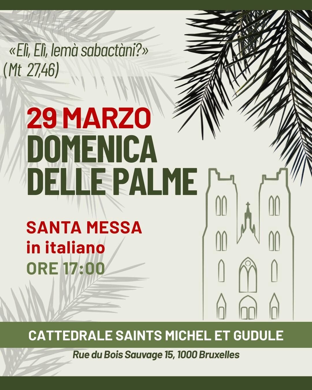 Domenica delle Palme 2026