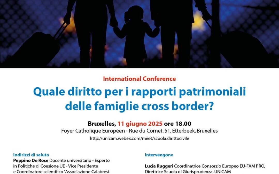 Quale diritto per i rapporti patrimoniali delle famiglie cross border?